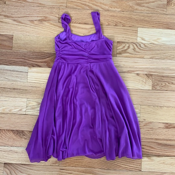 Simple Purple Dress - Picture 3 of 5
